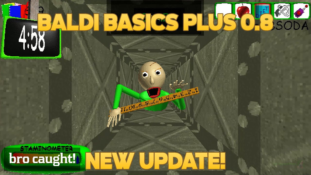Новые материалы и многое другое! | ОБНОВЛЕНИЕ Baldi's Basics Plus 0.8 (официальное)