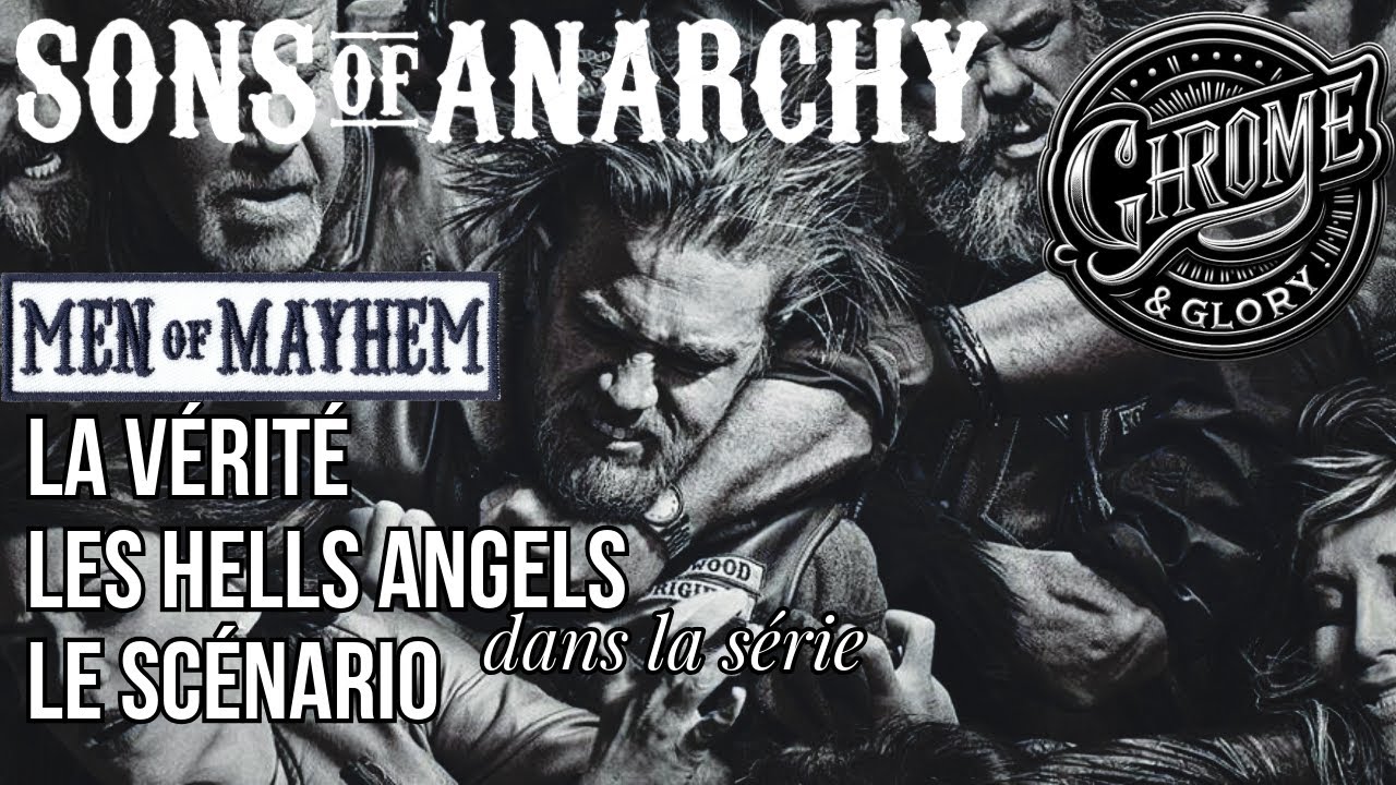 SONS OF ANARCHY: la vérité, les HELLS ANGELS dans la série, le scénario (Bonus: porter la veste SOA)