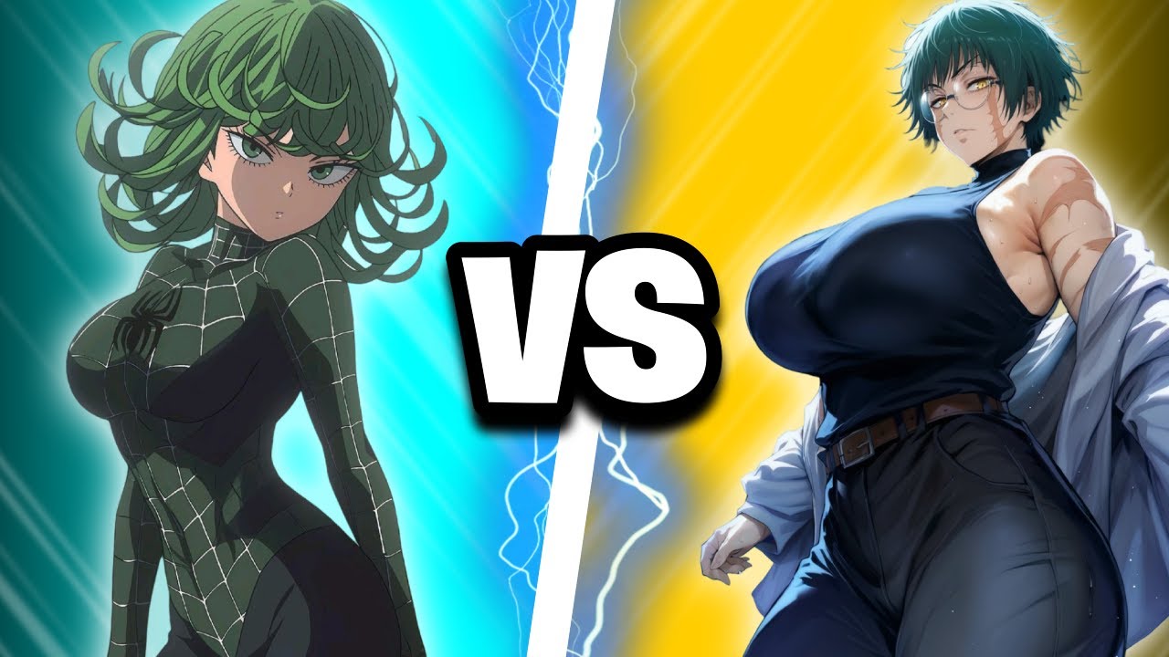 Maki Zenin VS Tatsumaki (Clash of Fanart) HD