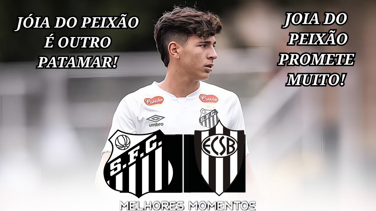 Santos x E.C São Bernardo | Gols e Melhores Momentos | Semifinal Copa Ibrachina Sub17 2025