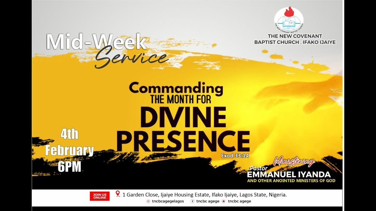 TNCBC AGEGE || MID-WEEK SERVICE || WEDNESDAY, FEBRUARY 4TH, 2026