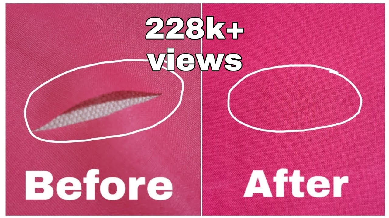 सुई के बिना रफू केसे करे/How To Rafu Without Needle/Sajid Designs