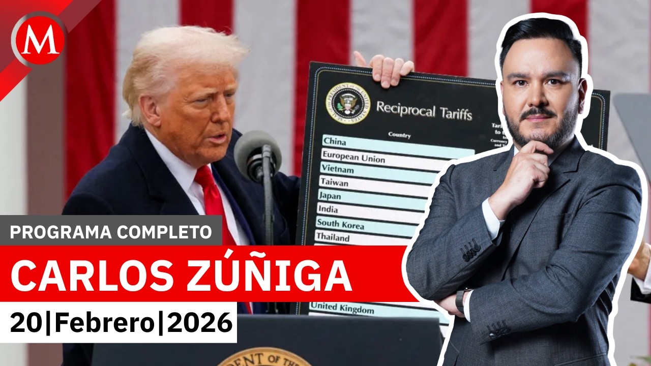 Trump ignora fallo judicial y va por nuevo impuesto | Carlos Zúñiga, 20 de febrero de 2026