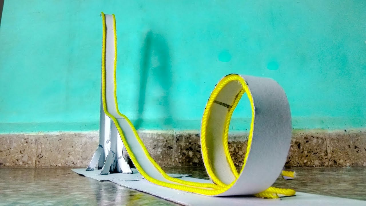 Marble Roller Coaster - How To Make a Marble Rollercoaster From Cardboard
