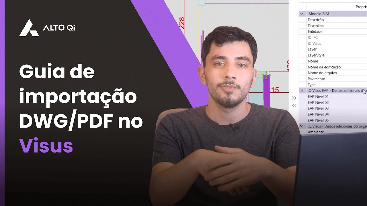 Passo a passo: importação de arquivos DWG/PDF no AltoQi Visus