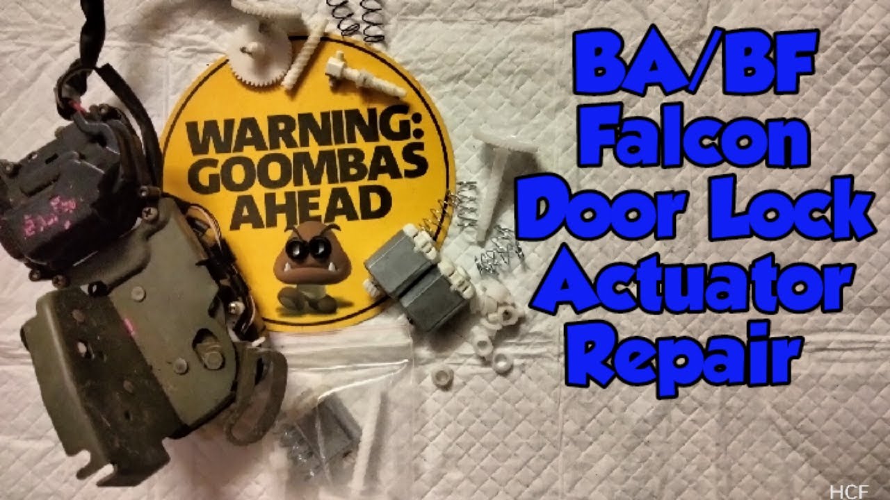 door lock actuator repair on BA BF Falcon