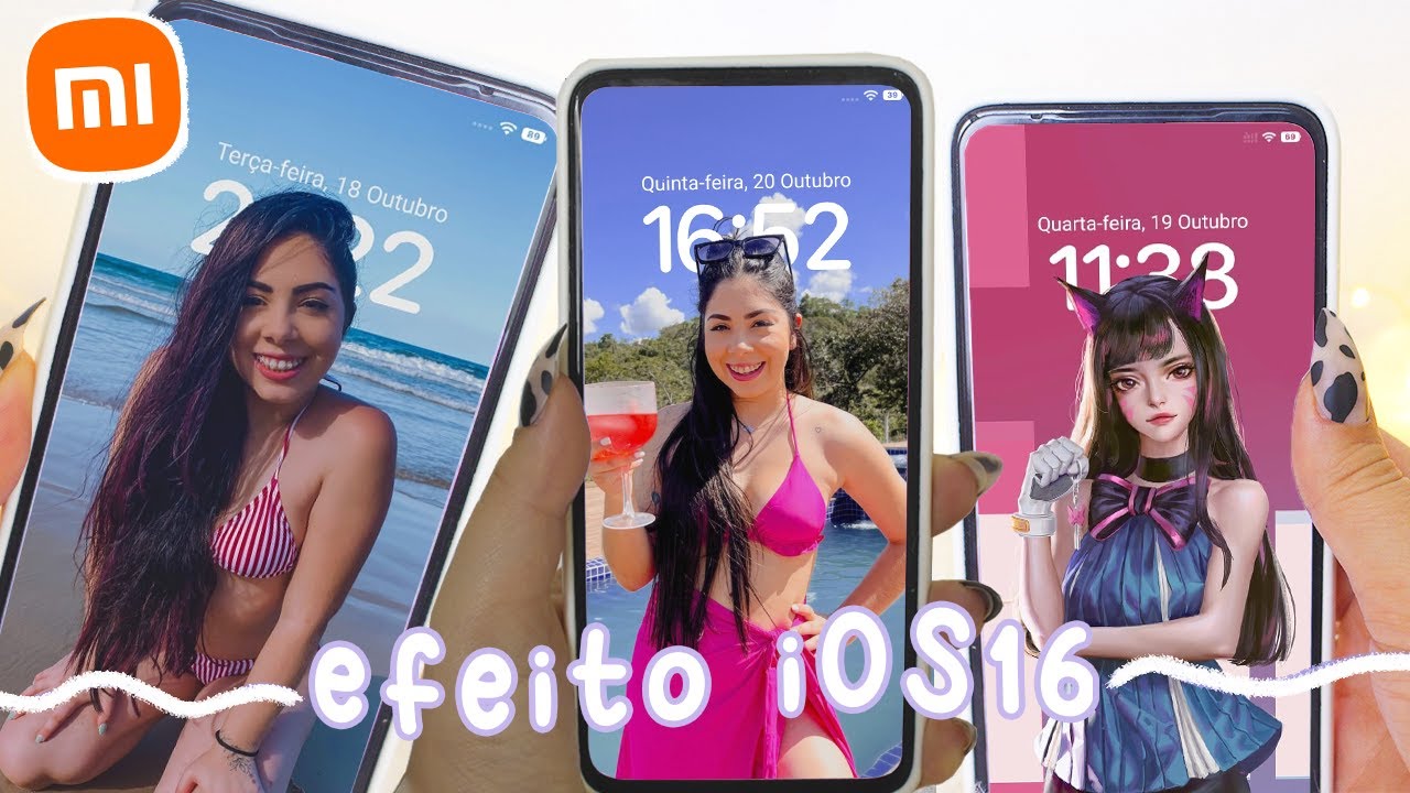 TELA DE BLOQUEIO iOS 16 | Efeito de Profundidade em Qualquer Xiaomi