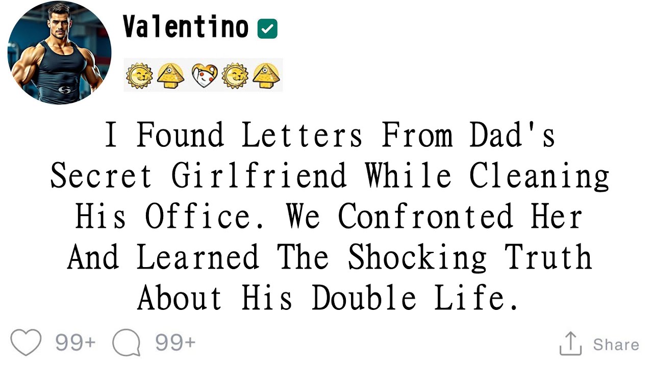 While searching Dad's office, I found letters from his secret girlfriend, and we dealt with it toge&hellip;
