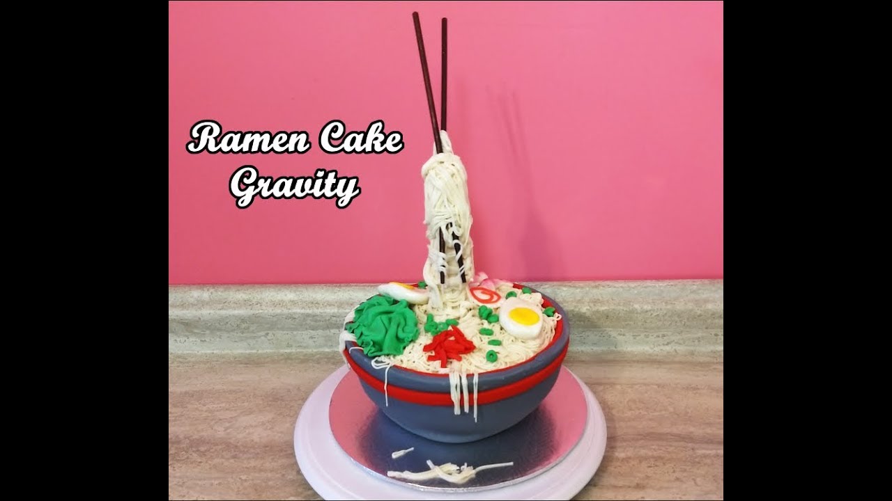 Gâteau bol Ramen gravité   Ramen cake (gravity)