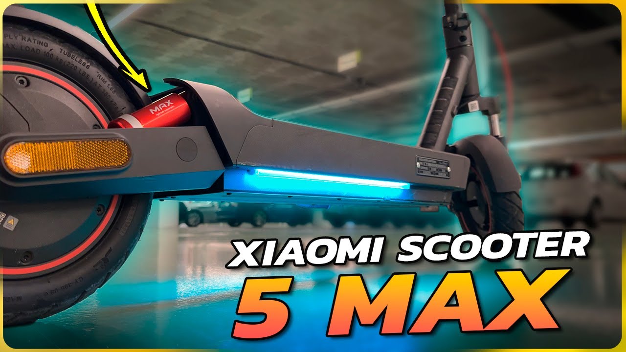 El PATINETE m&aacute;s TOPE de GAMA de XIAOMI, Scooter 5 MAX