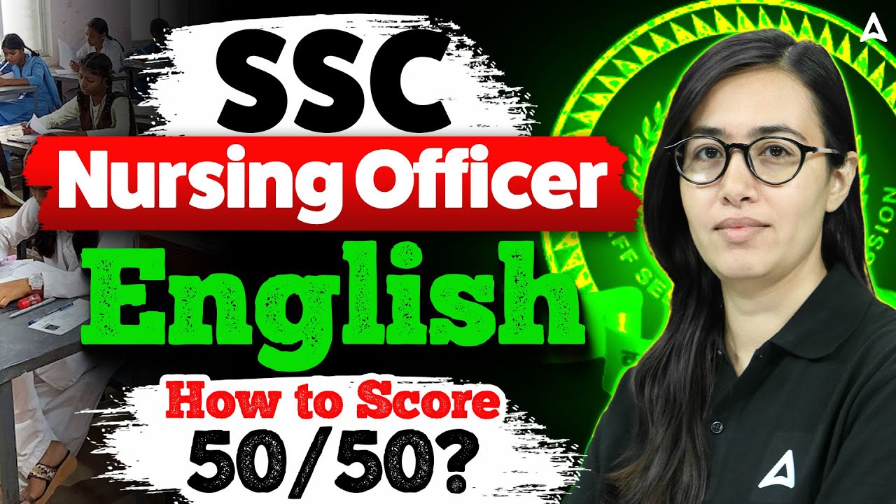 SSC Nursing Officer English Strategy | Score 50/50 | By Mehak Sheokand