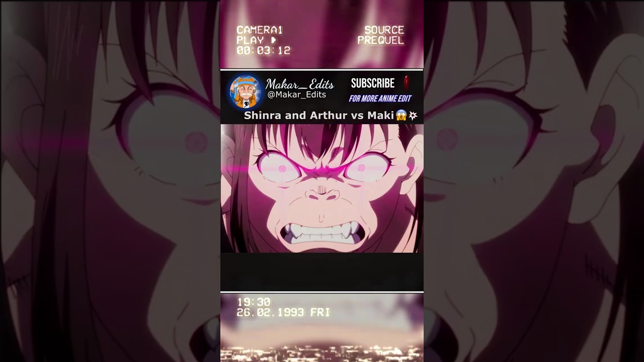 Shinra and Arthur vs Maki 😱💥