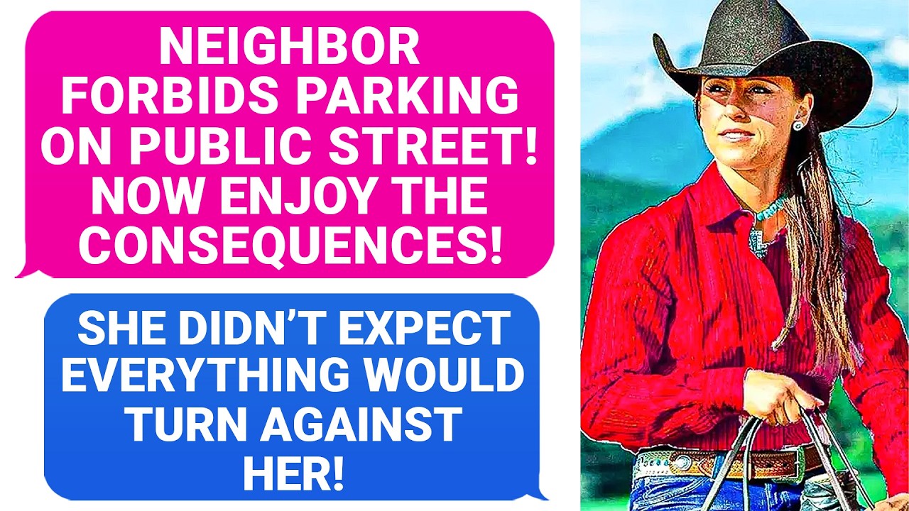 NEIGHBOR FORBIDS PARKING ON PUBLIC STREET. It is NOT Your Property So Enjoy The Consequences ! r/PR