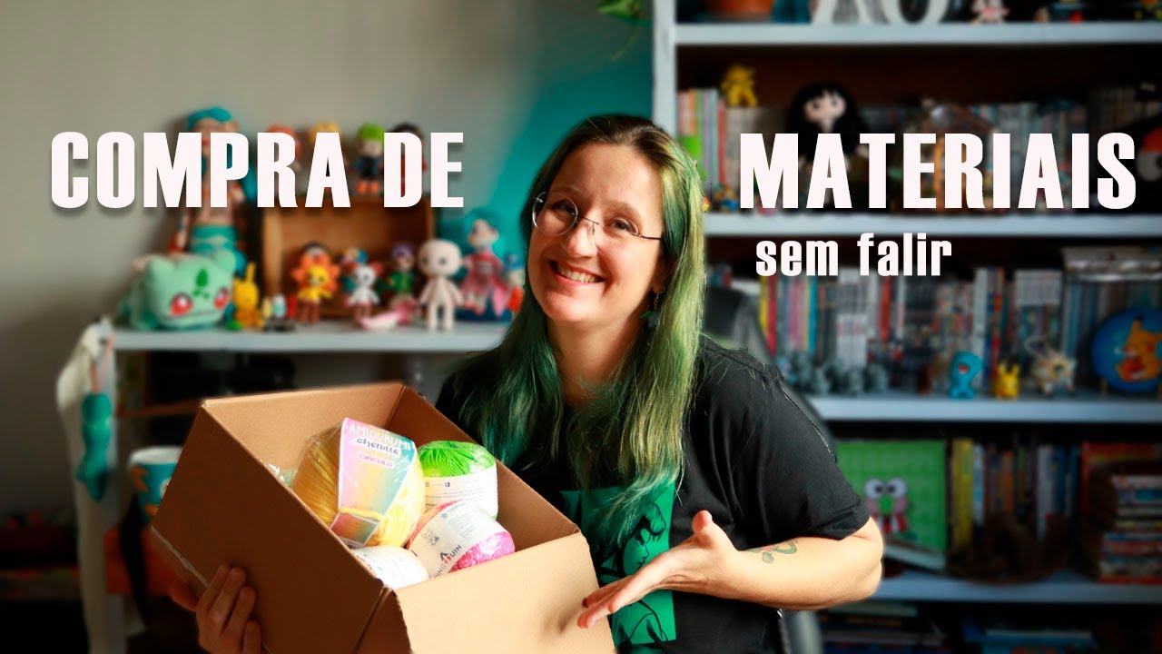 Compra de Materiais sem falir | Crochê Amigurumi | Simony Ruivo