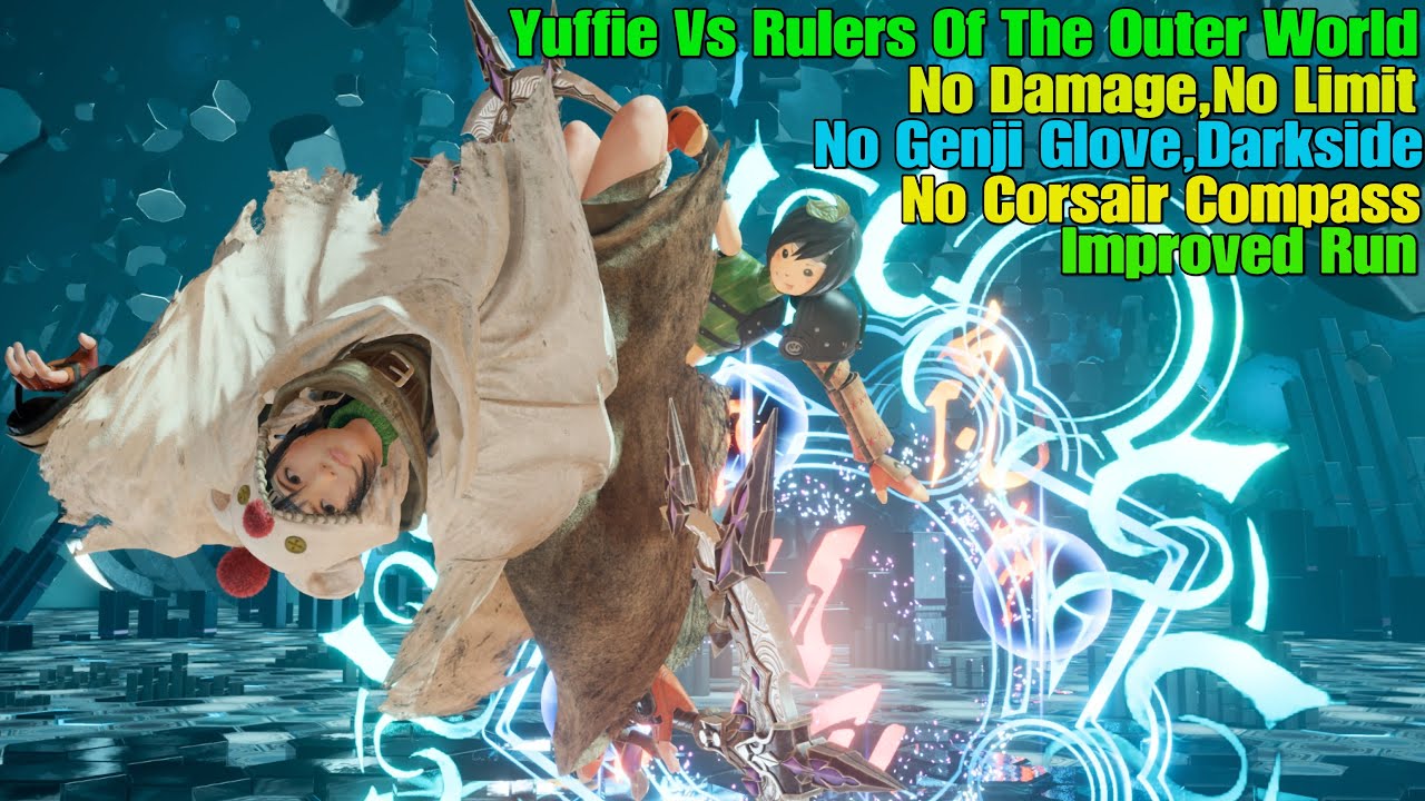 FFVII Rebirth Yuffie Solo Vs Rulers Of Outer World (No Damage, No Limit, No Genji Glove, Darkside)
