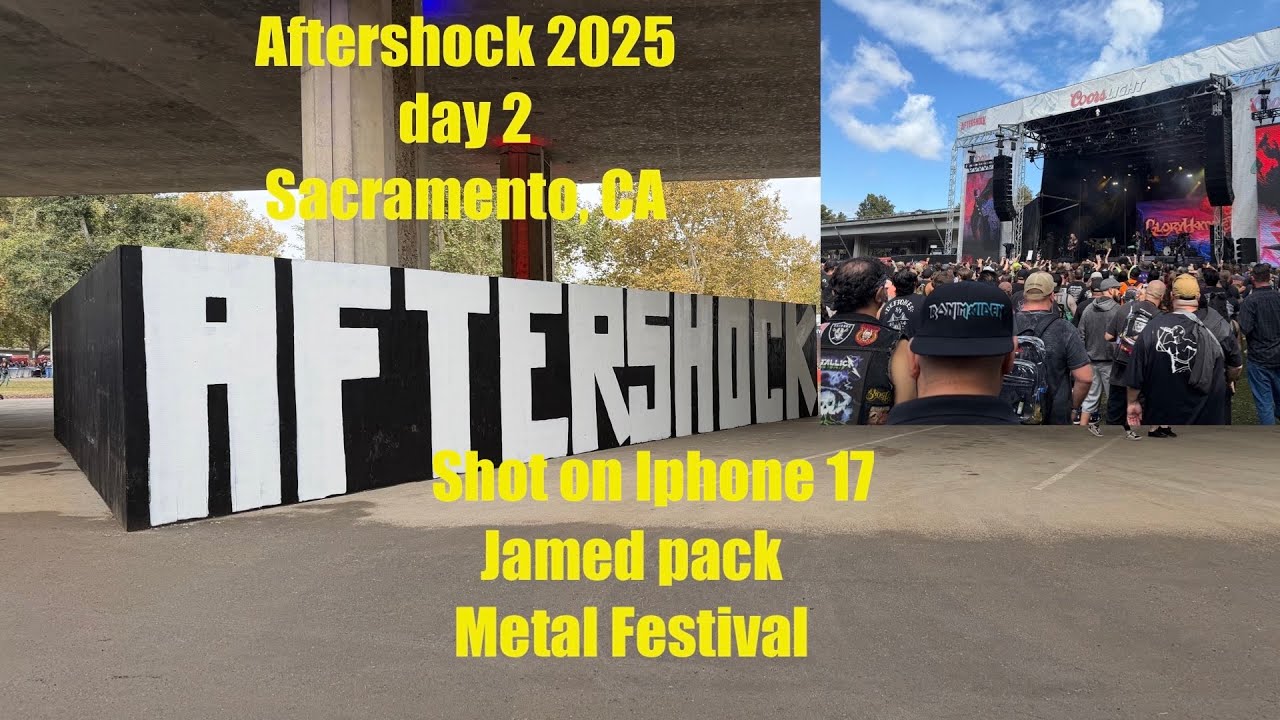 Aftershock Metal and Music Festival 2025 Day 2. Alestorm Deftones Exodus Thrash