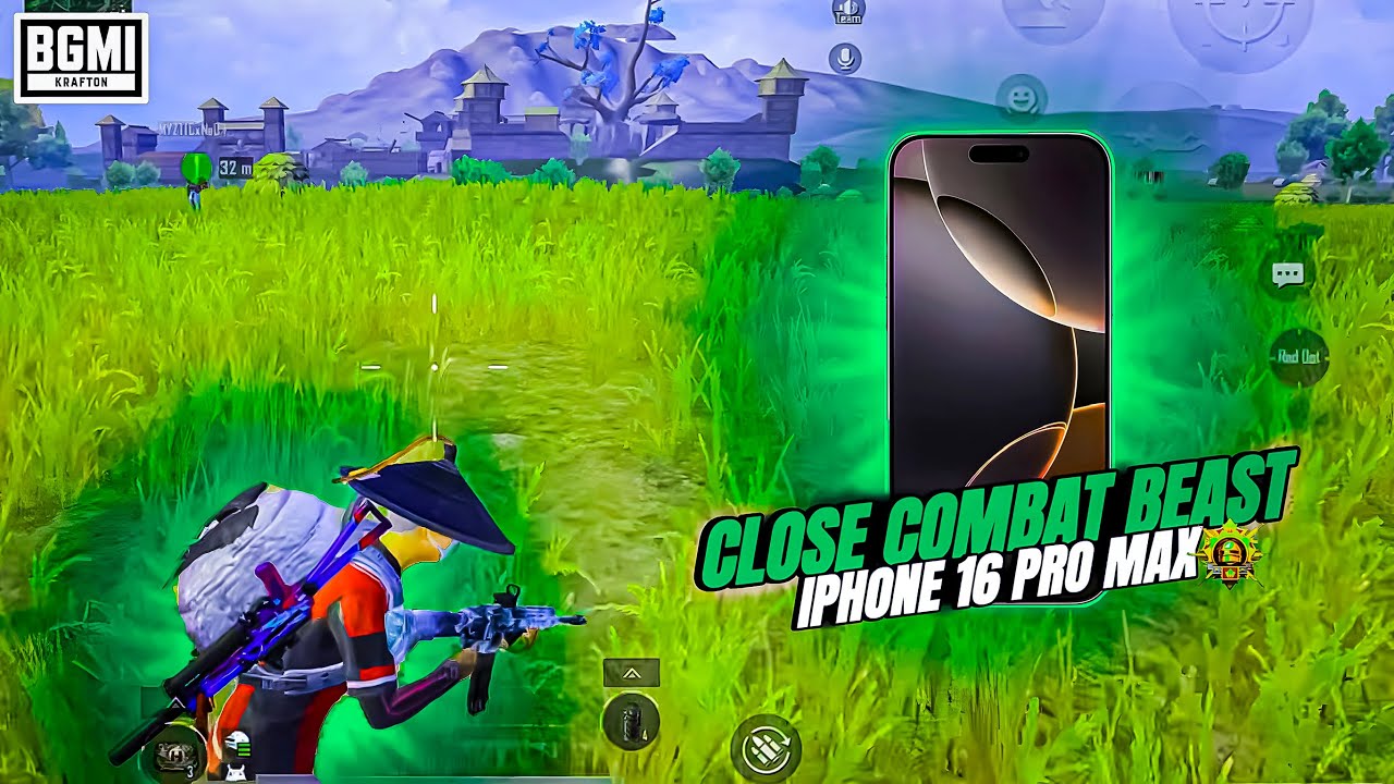 DESTROYING ENEMIES IN BGMI 3.4 UPDATE💥IPHONE 16 PRO MAX SMOOTH + 60FPS PUBG / BGMI TEST ⚡️