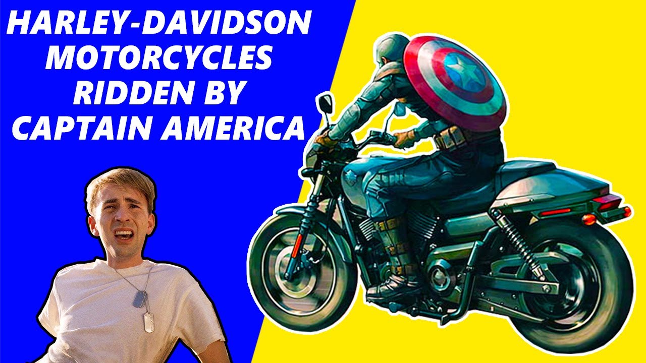 Мотоциклы Harley Davidson, на которых ездил Капитан Америка | Мотоциклы Капитана Америки