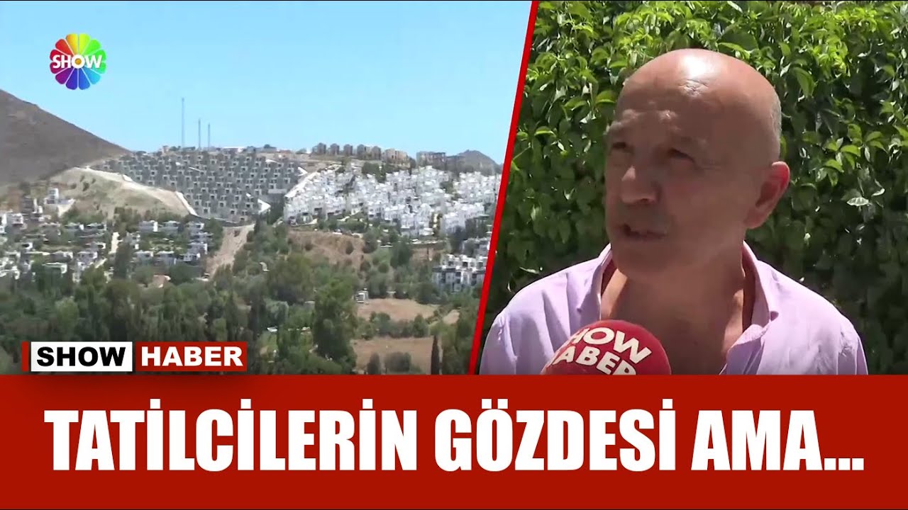 Bodrum sakinleri &ccedil;ok dertli!