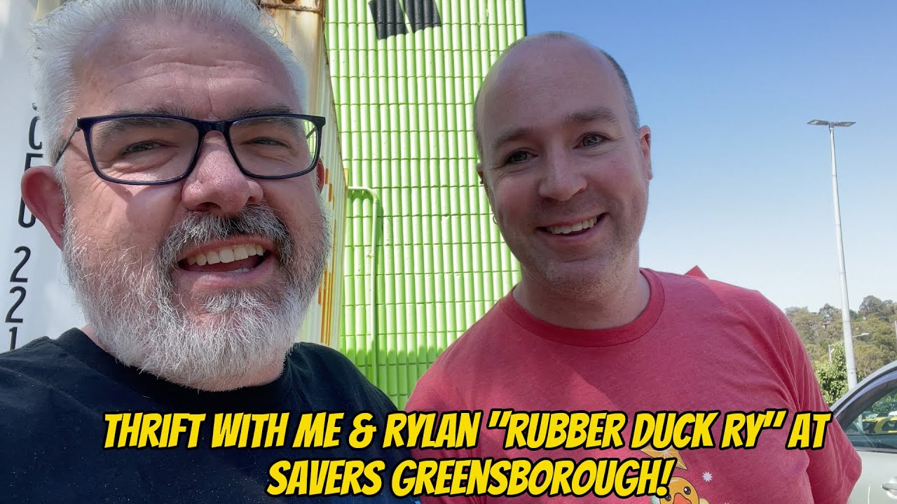 Thrift with Me at Savers Greensborough with Rylan RubberDuckRy Perrott