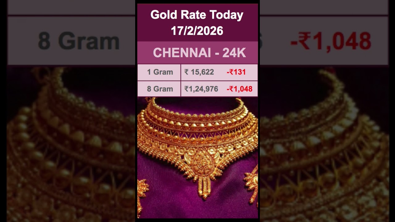 Gold Rate 17 February 2026   #gold #wedding #goldrate #goldprice
