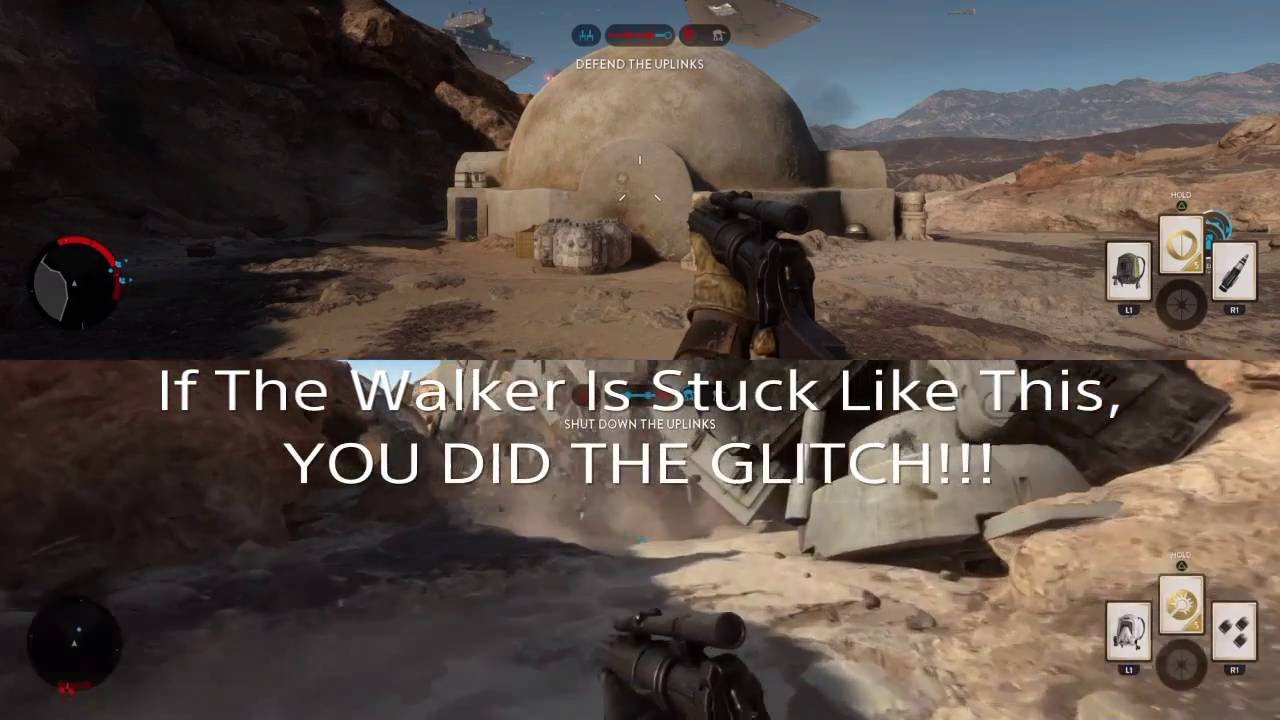 The At-At Is Stuck!!! | Star Wars Battlefront Walker Assualt At-At Is Stuck Glitch Tutorial