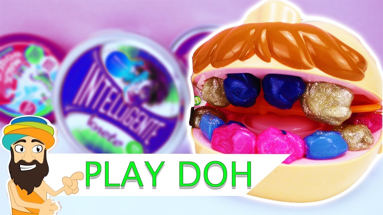 Play Doh Dr. Wackelzahn bekommt neue Zähne - Intelligente Knete als Zahnersatz | Spielzeug Guru