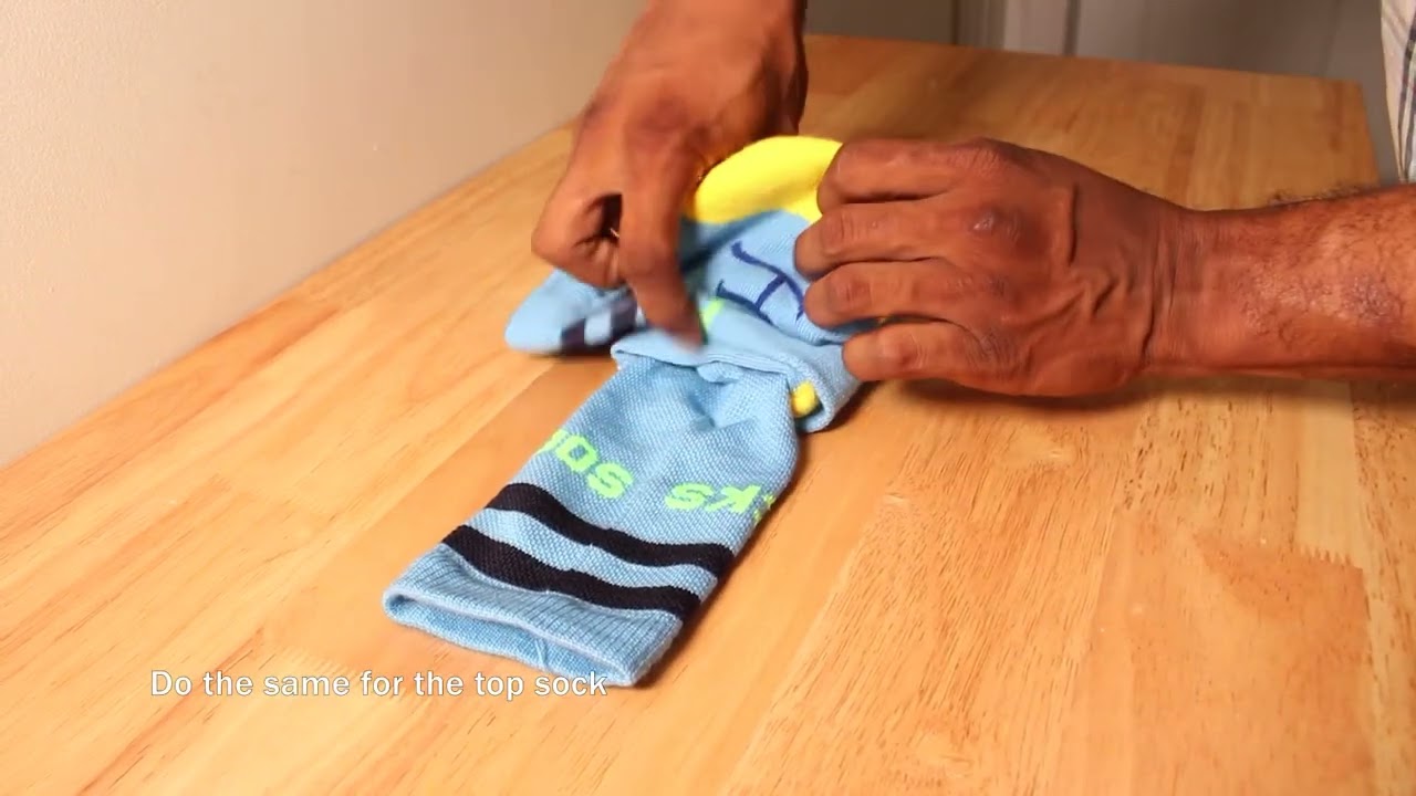 How to fold socks.