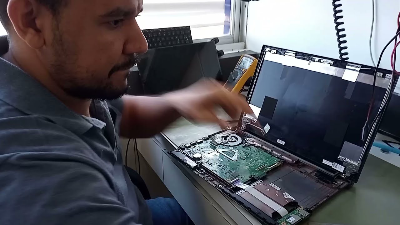 TELA NOTEBOOK DELL COM DEFEITO. Veja como resolver (consertamos a tela)