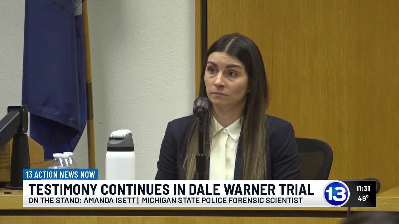 Forensic scientist testifies on day 10 of Dale Warner murder trial