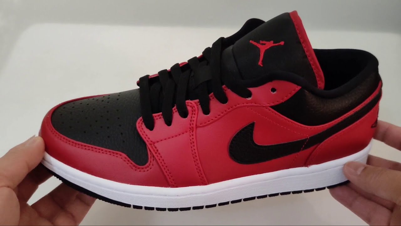 Air Jordan 1 Low "Gym Red" - Close Up/On Feet