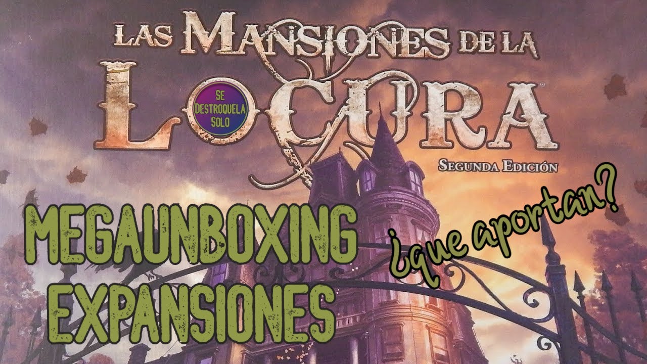 ¡TODAS LAS EXPANSIONES de LAS MANSIONES DE LA LOCURA! 🏚️😱 UNBOXING ÉPICO