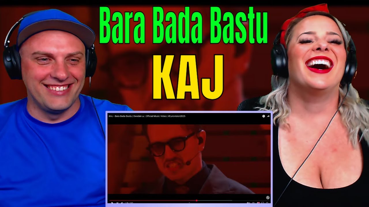 Reaction To KAJ - Bara Bada Bastu | Sweden 🇸🇪 | Official Music Video | #Eurovision2025
