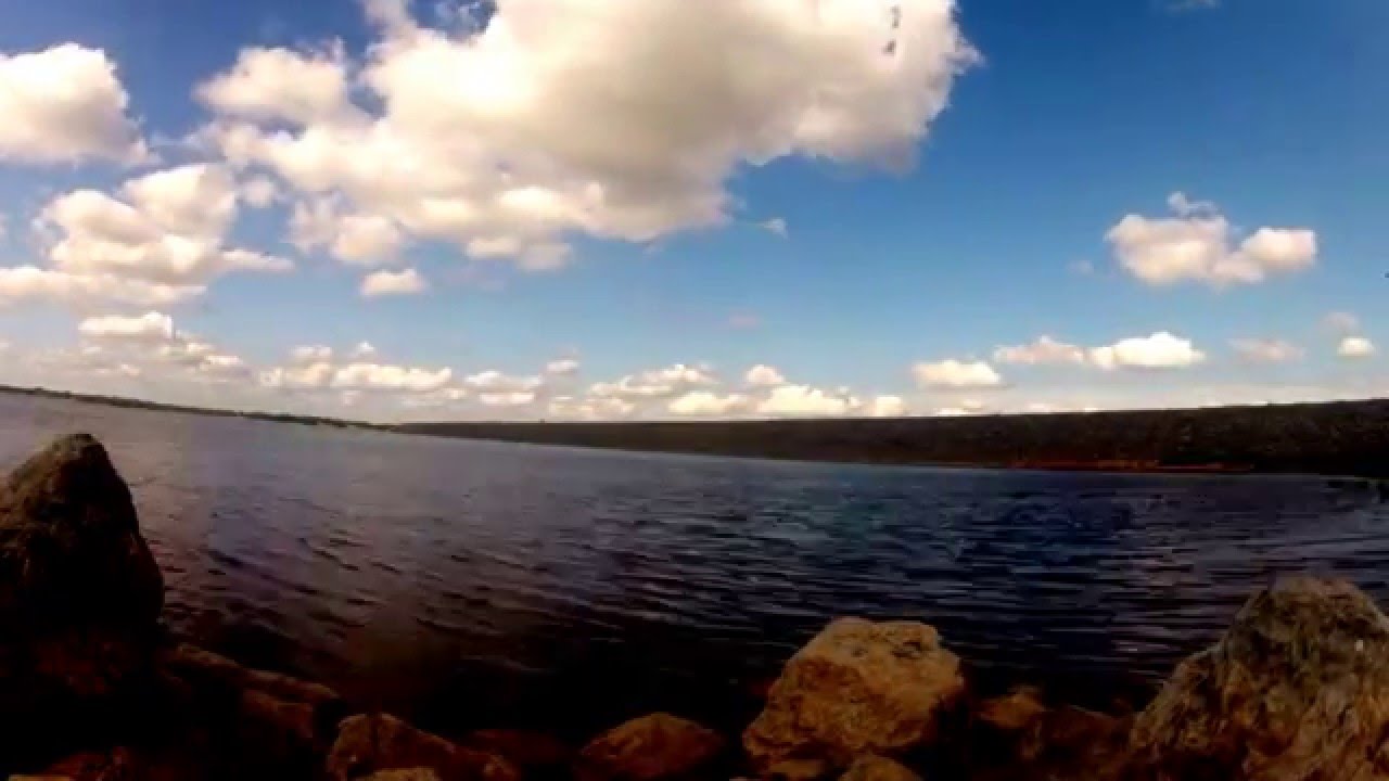 Fort Cobb Lake (Dual Camera Time Lapse) - June 13, 2012