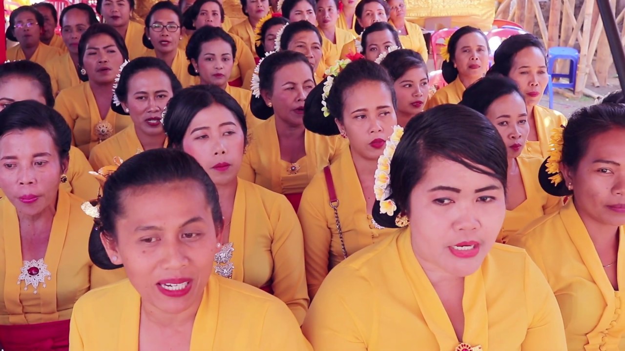 Mepasaran Rangkaian Upacara Ngenteg Linggih