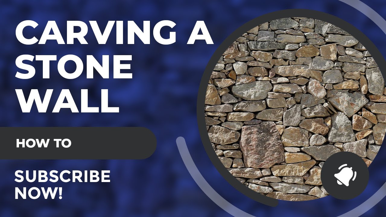 Making A Stone Wall From Pink Foam Board