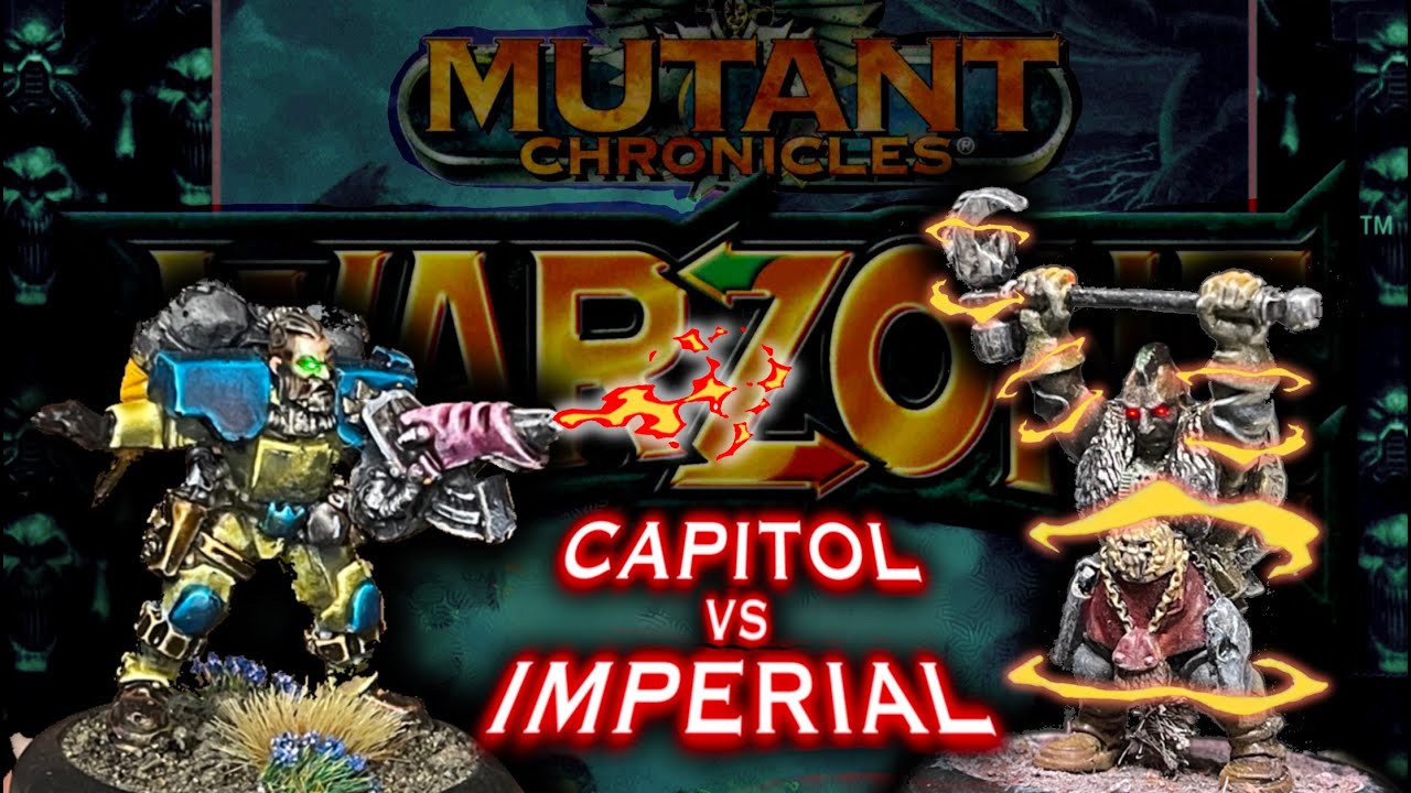 Mutant Chronicles - WARZONE 1st Edition - Imperial VS Capitol 420p  Raport z bitwy