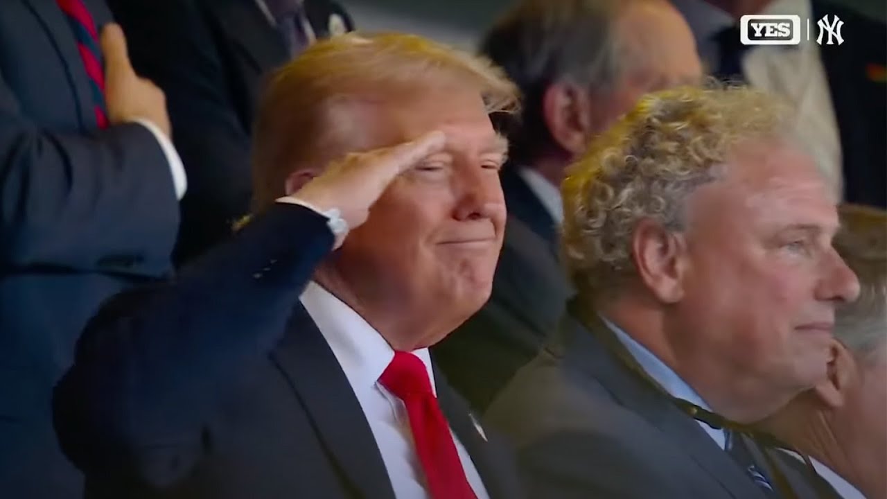 President Donald Trump in attendance for Tigers vs. Yankees | ESPN MLB
