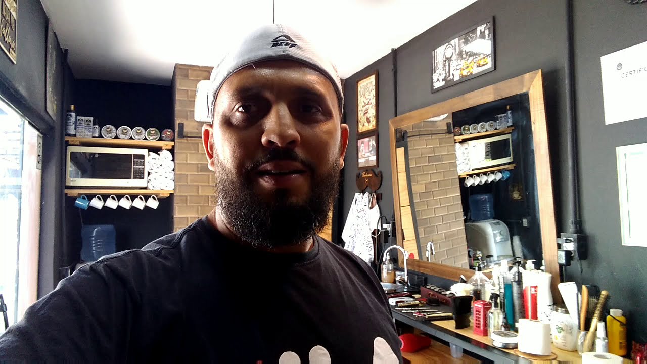 Barbearia retrô pequena. Faça você mesmo