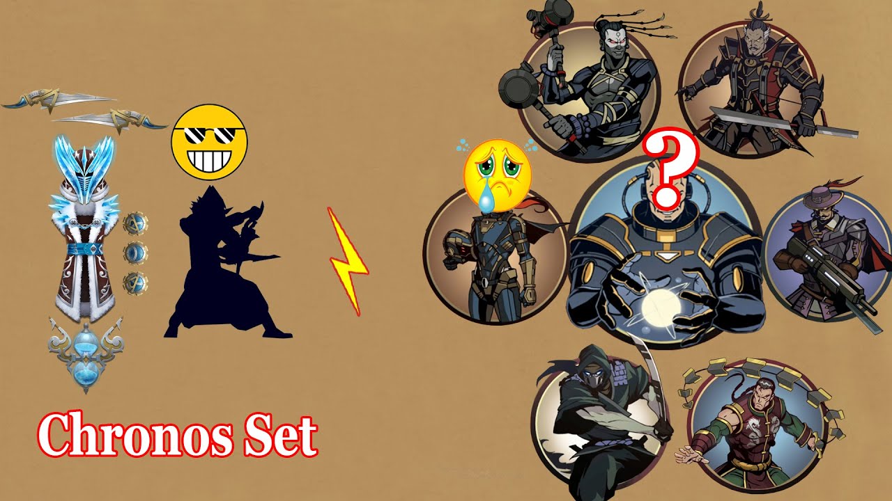 Shadow Fight 2 || Chronos Set vs TITAN Bodyguards 「iOS/Android Gameplay」
