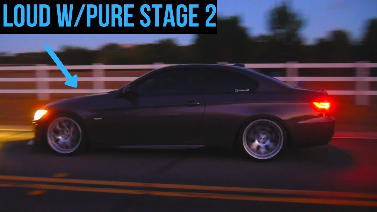 Here's What A Straight Piped BMW 335i (N55) W/Pure Turbos Sounds Like