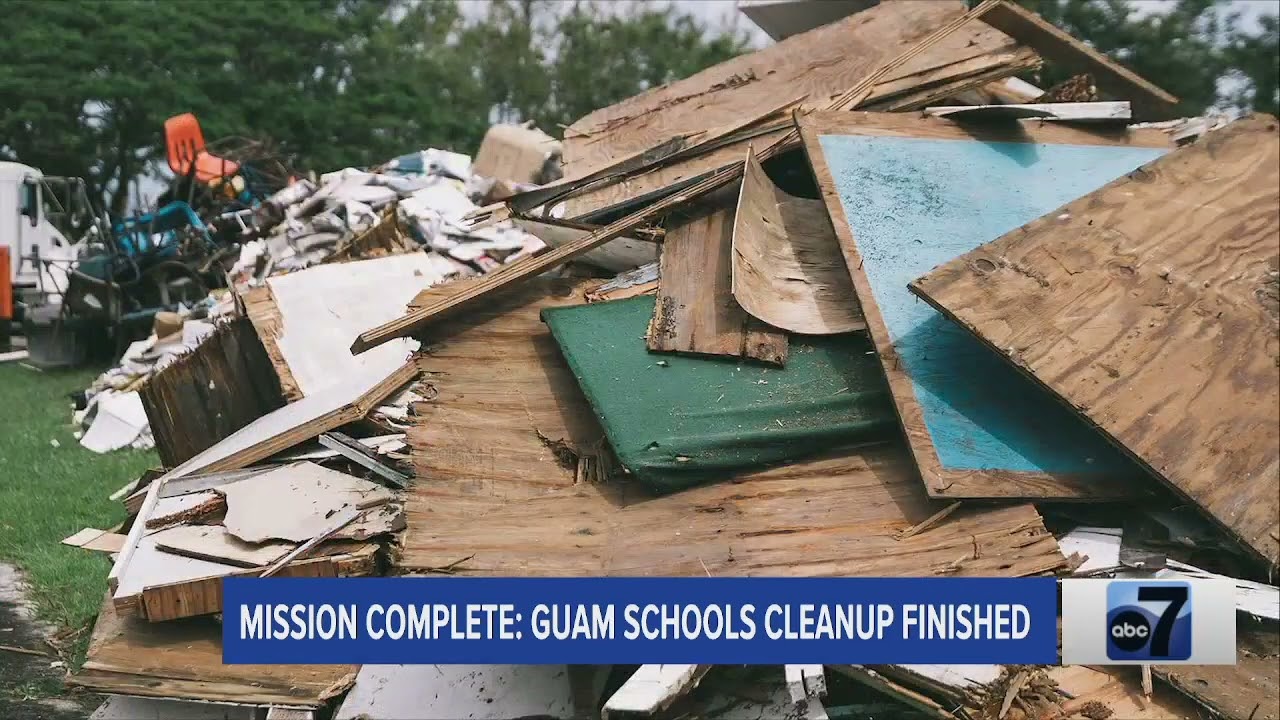 Guam Schools Cleanup Finished