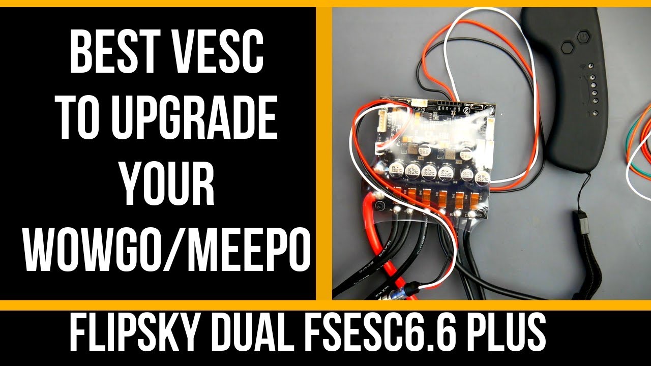 Flipsky Dual FSESC6.6 VESC6 , FlipSky VX1 DIY Electric Skateboard Remote