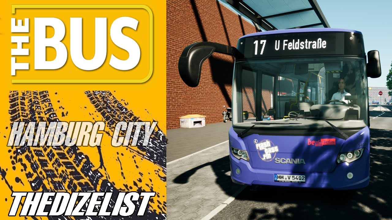 ⏩THE BUS / HAMBURG CITY👉маршрут №17.