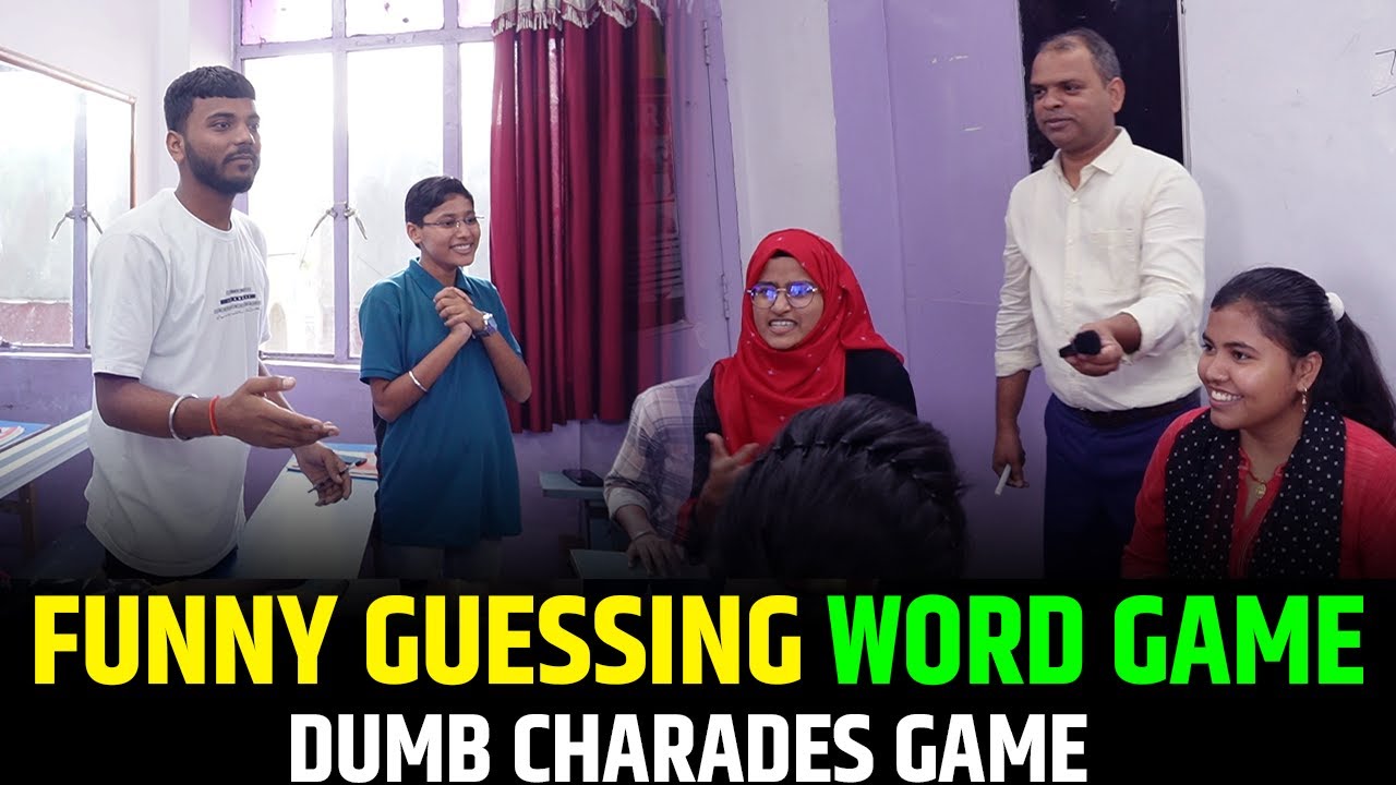 FUNNY GUESSING WORD GAME | DUMB CHARADES GAME | SPOKEN ENGLISH CLASS