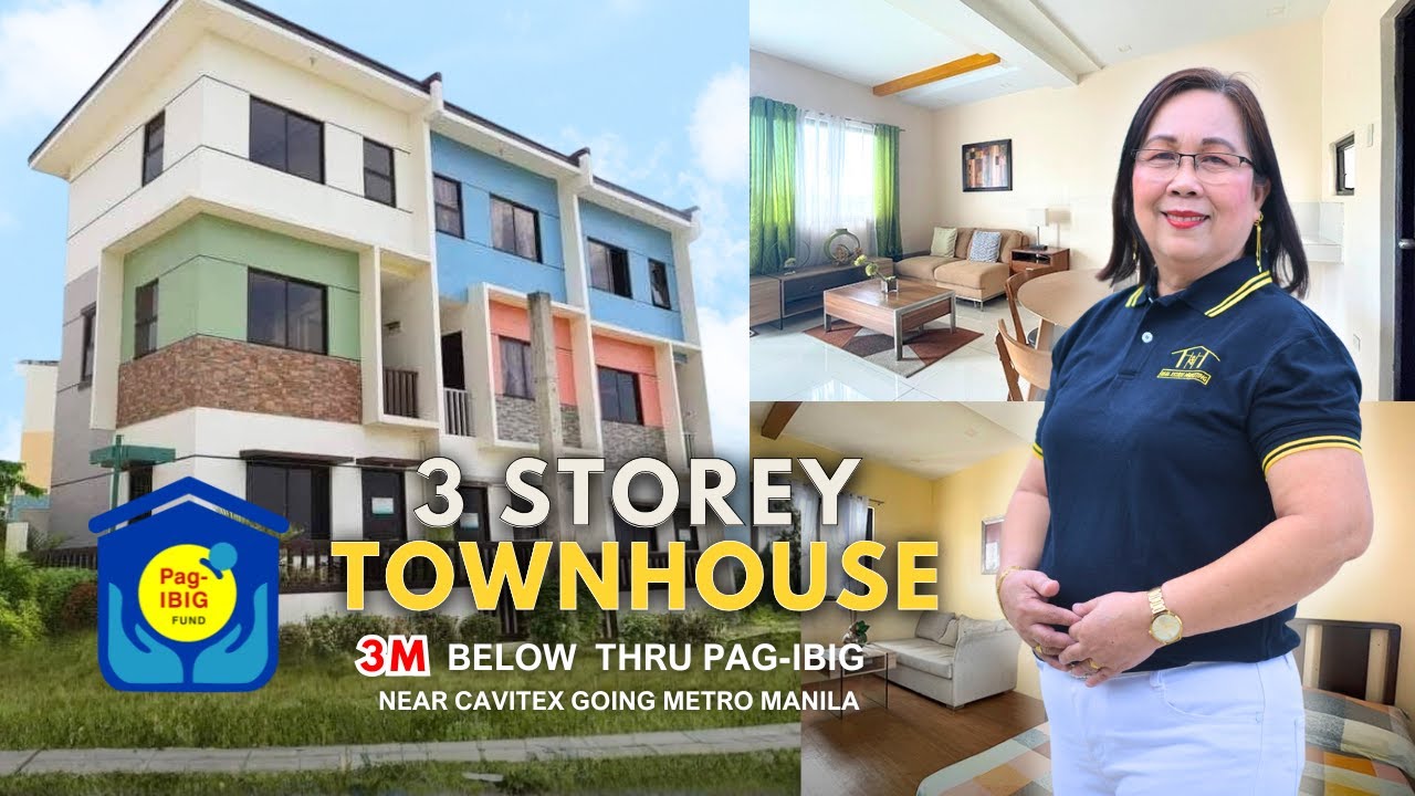 Murang Bahay sa Cavite 3-STOREY TOWNHOUSE in Golden Horizon
