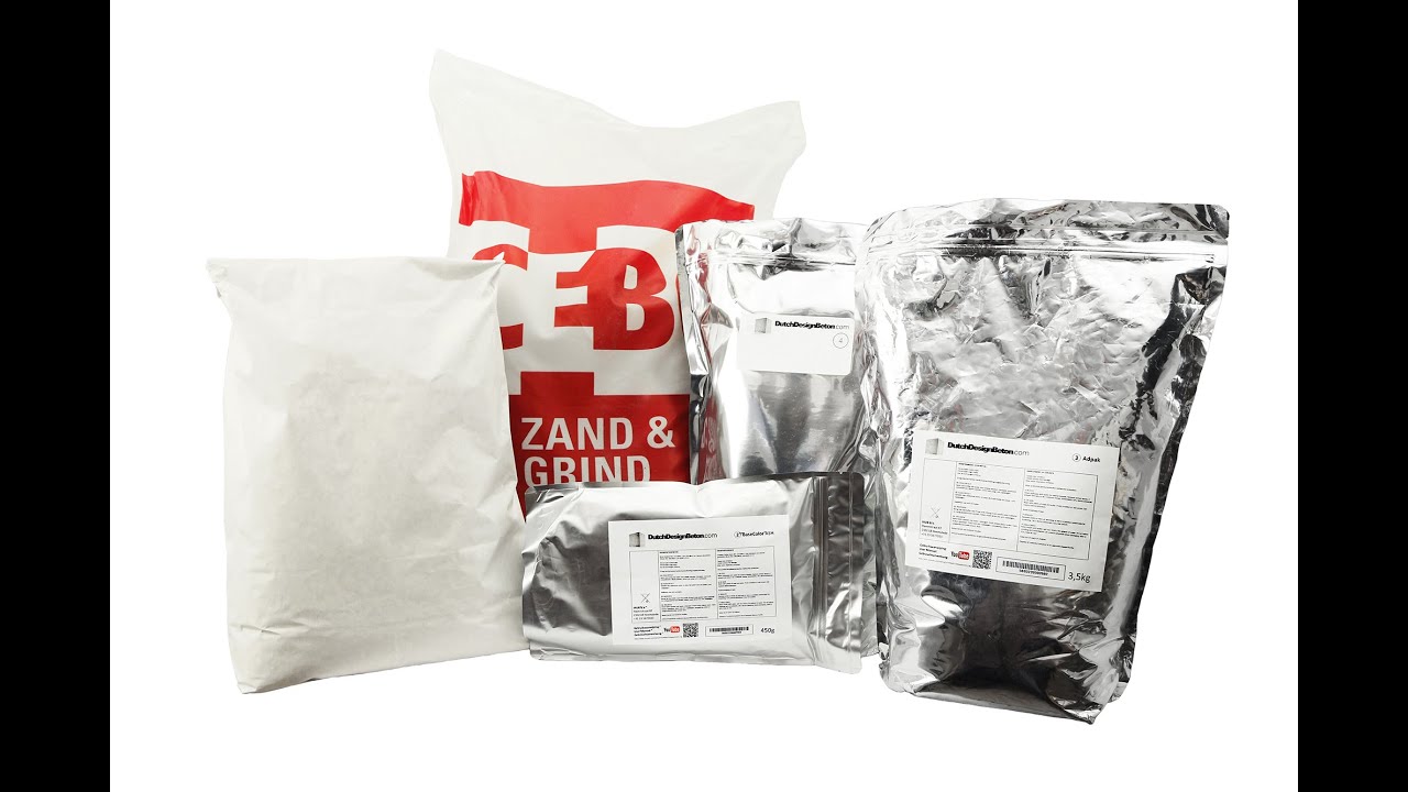 Gebruiksaanwijzing NR.2 Basecolor (kleur toevoegen beton)