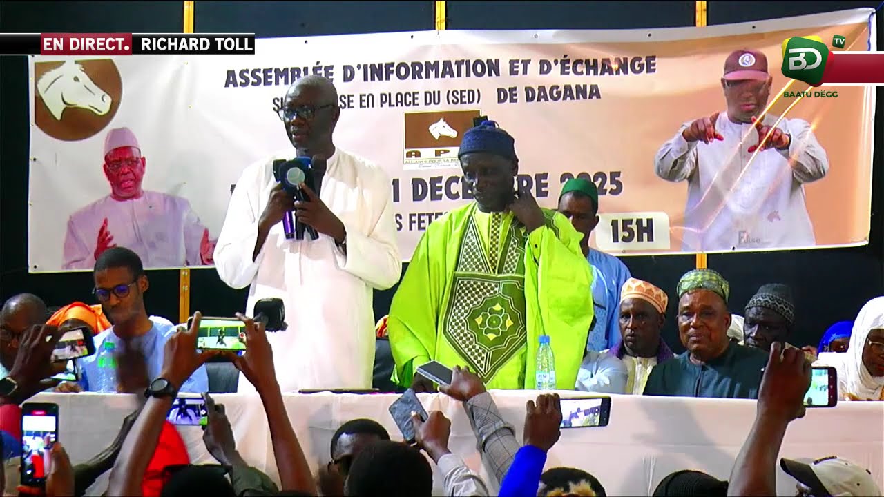 EXCEPTIONNELLE MOBILISATION À DAGANA - RICHARD TOLL AVEC AMADOU MAME DIOP