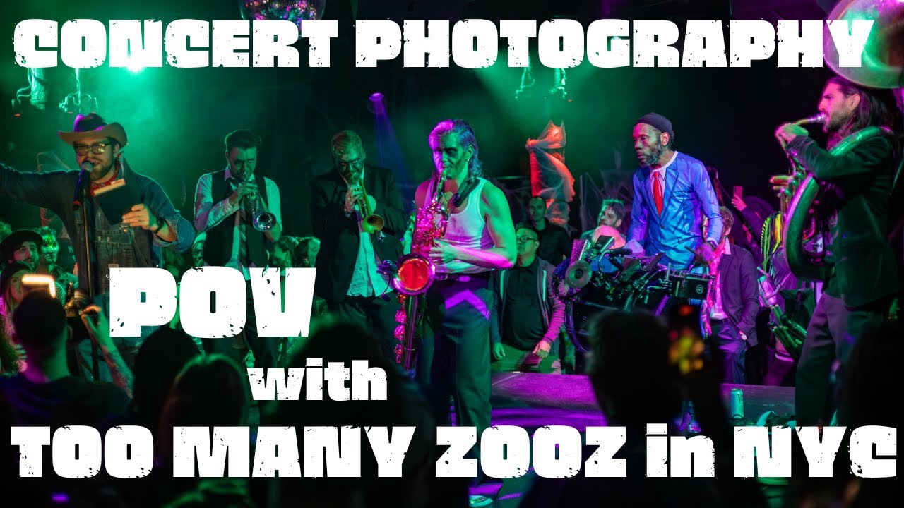 TOO MANY ZOOZ  - ZOMBIE PROM, Halloween 2023 - Concert Photography POV in 4K -  Canon EOS RP