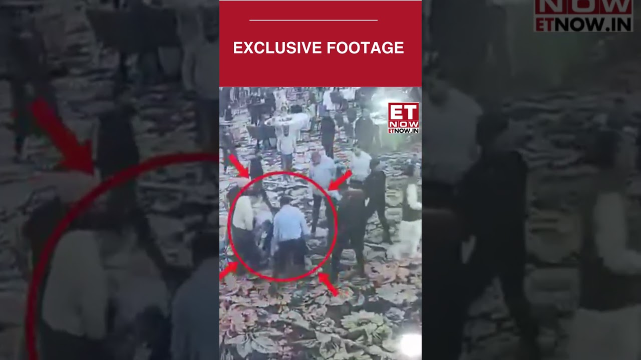 Exclusive CCTV; Assassination Attempt On Farooq Abdullah During Jammu Event | ET Now #shorts